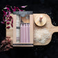 SELF LOVE BATH KIT ~ Baths Salts, Candles & Holder Gift Set