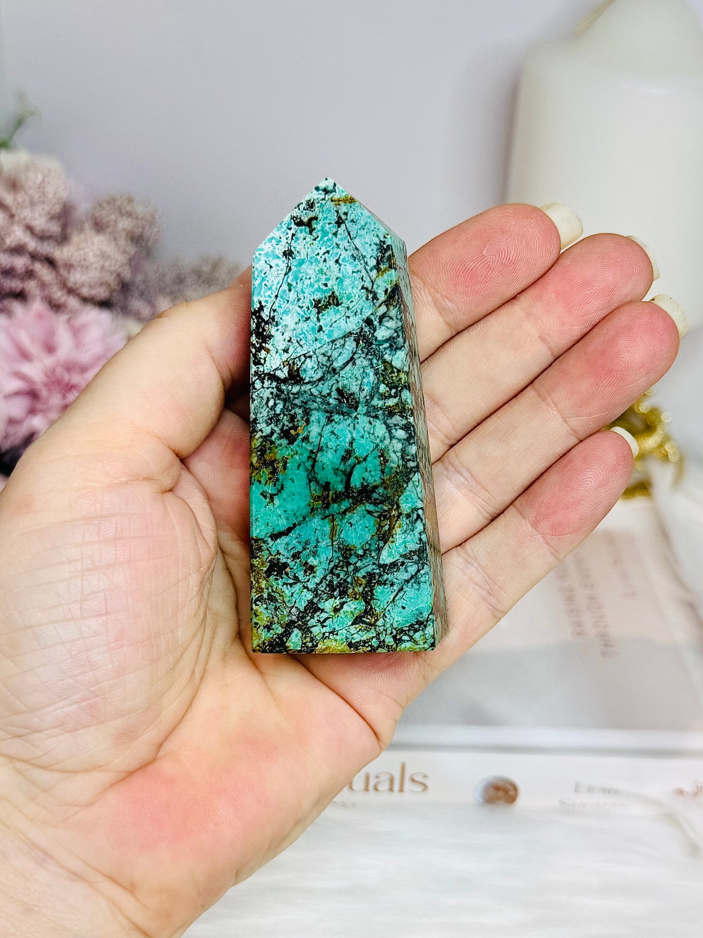 Natural Turquoise Tower 8.5cm