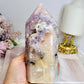 High Grade Chunky Pink Amethyst Druzy Tower 14.5cm 742g