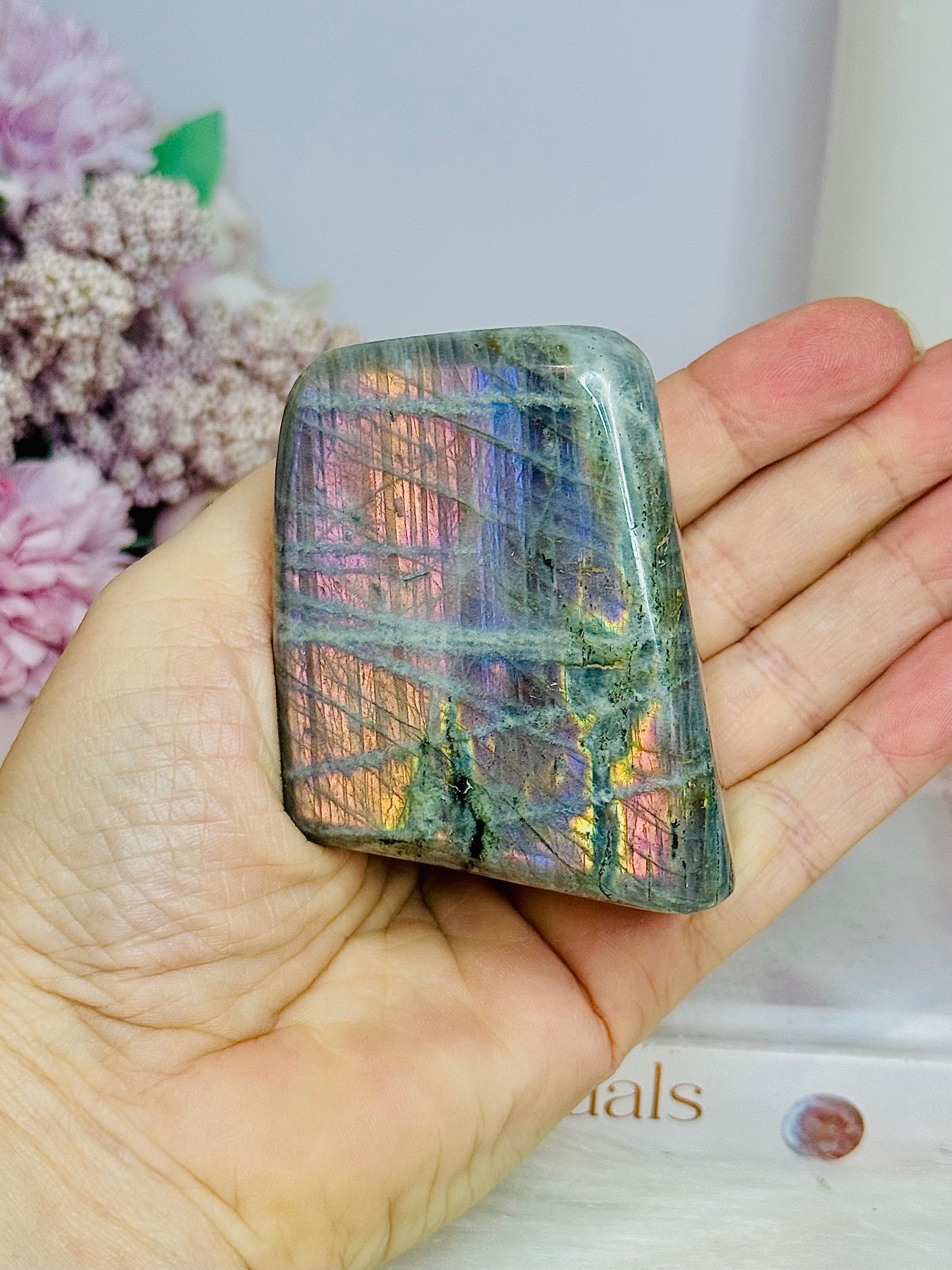 Labradorite Purple Flash Polished Freeform 225g