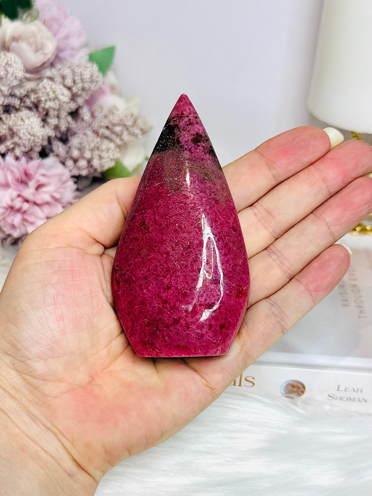 High Grade Rhodonite Flame | Freeform 10cm 240g