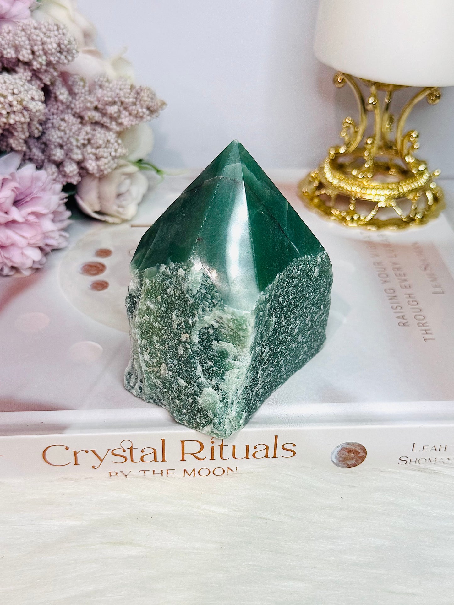 Natural Green Aventurine Polished Point 8.5cm