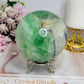 Large Green Fluorite Sphere on Stand 1.45KG