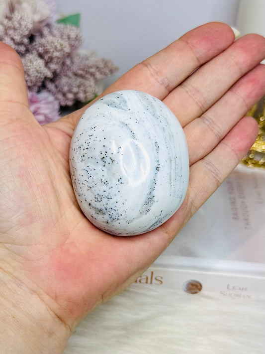 Large Ocean Jasper Palm Stone