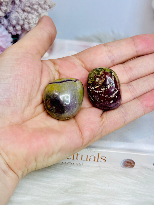 Set of 2 Mookaite Jasper Tumbles