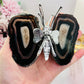 Large 10cm Natural Agate Butterfly Just Gorgeous