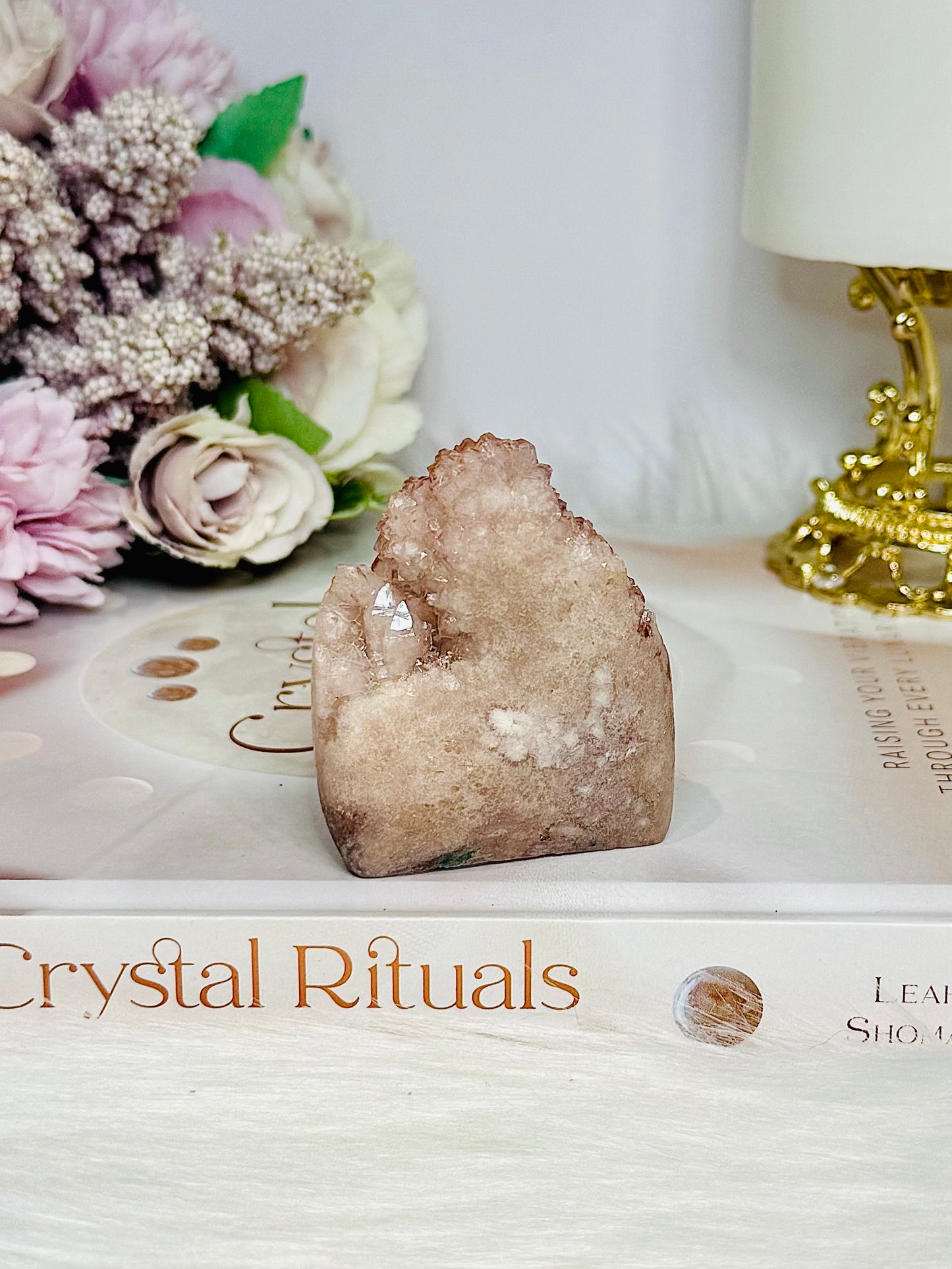 Pink Amethyst Druzy Freeform 6cm