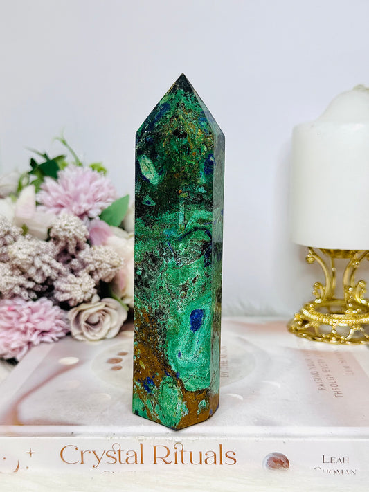 High Grade Azurite | Malachite Tower 16cm