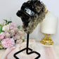Large Smokey Quartz Cluster On Stand 812g 20cm