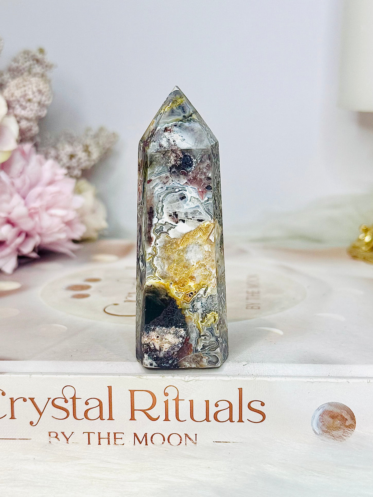 Mexican Agate Tower 7.5cm