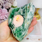 Chunky Green Fluorite Candle Holder 564g