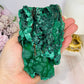 Natural Malachite Freeform 514g On Stand