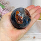 Volcano | Football Agate Sphere On Stand 338g