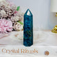 Blue Apatite Tower 8cm
