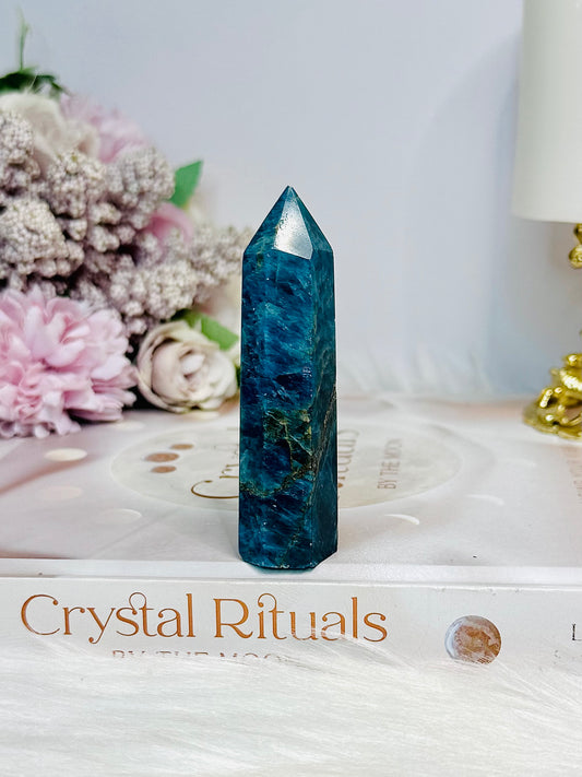 Blue Apatite Tower 8cm