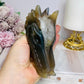 Large Druzy Agate Carved Dragon Head 12cm