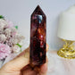 High Grade Fire Quartz Tower 9.5cm