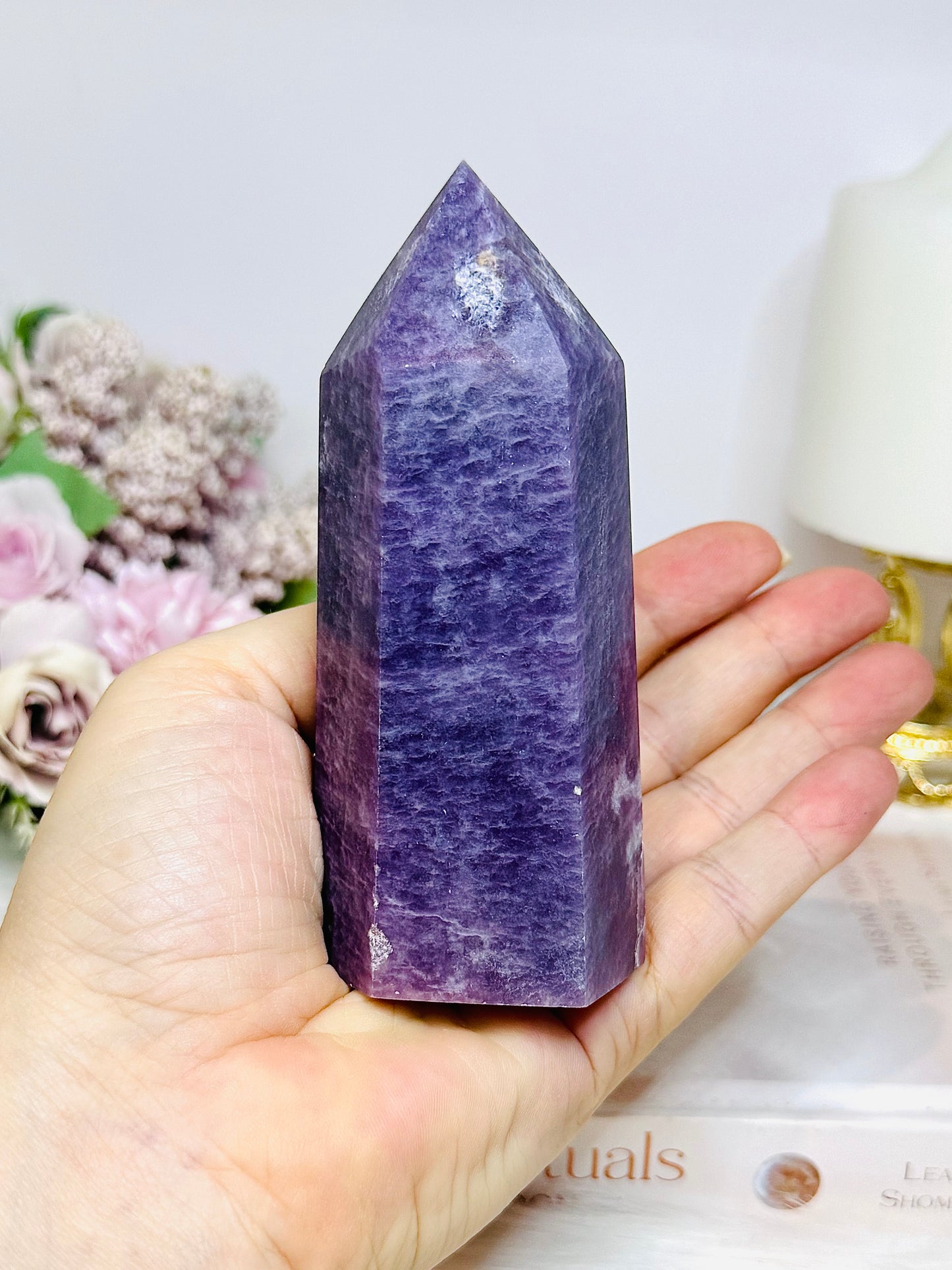 Chunky Lepidolite Tower 11.5cm 336g