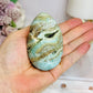 Blue Aragonite Druzy Egg On Stand 8cm 234g