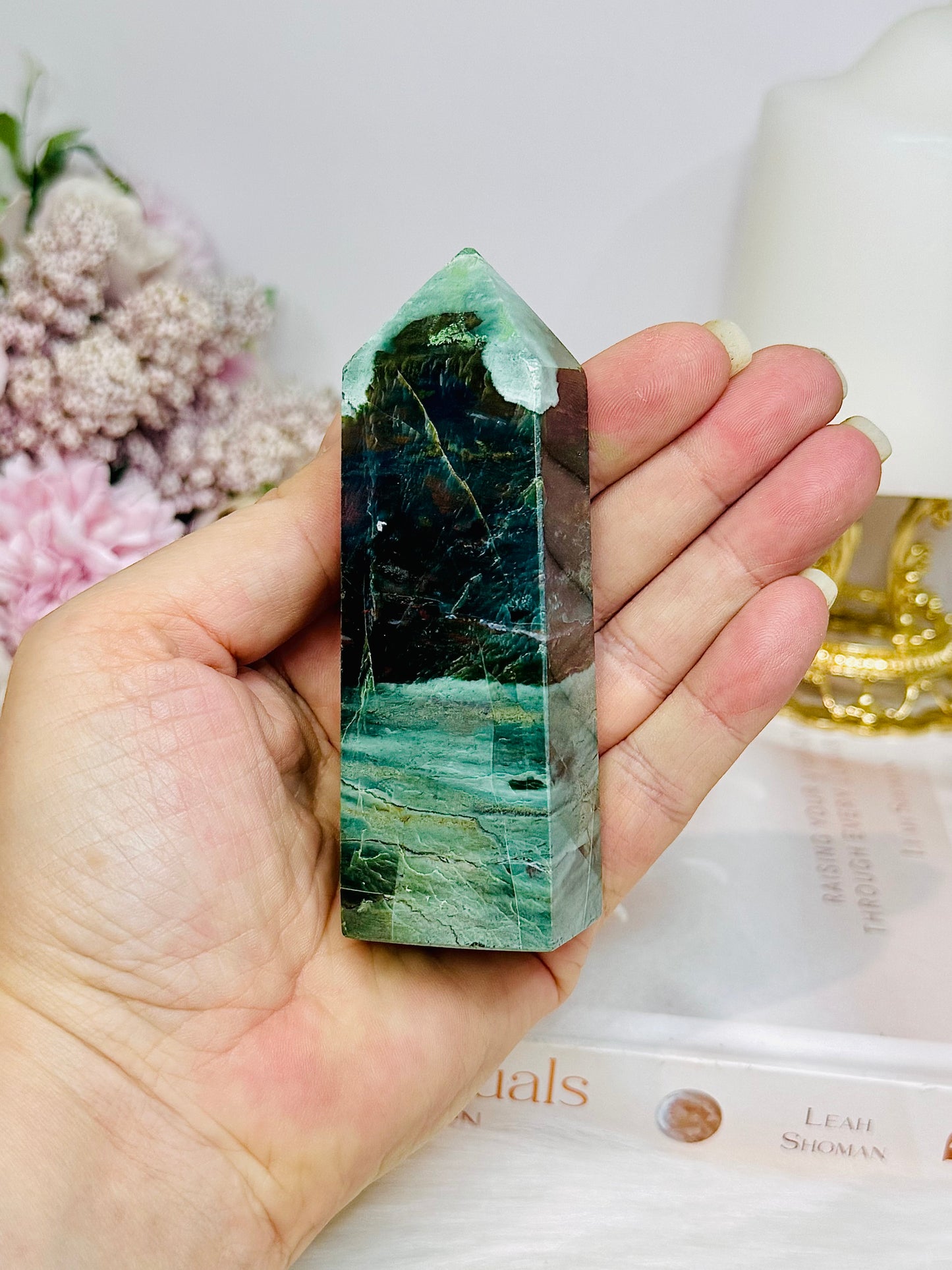 Unicorn Jasper Tower 9.5cm