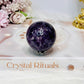High Grade Purple Fluorite Sphere on Stand 163g