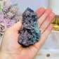 Natural Grape Agate Freeform | Tower 8cm