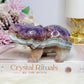 Amethyst X Mexican Lace Agate Elephant 11cm 367g