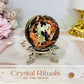 Money Agate Sphere on Stand 224g