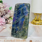 Purple Flash Labradorite Freeform 12cm 835g (flash looks blue in pics but is purple)