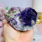 High Grade Purple Cubed Fluorite Natural Specimen 392g