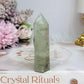 Natural Prasiolite | Green Amethyst Tower 7.5cm