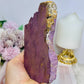 Large Natural Purpurite Slab on Stand 480g