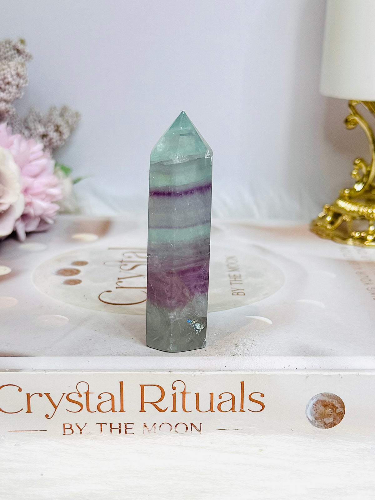 Rainbow Fluorite Tower 7cm