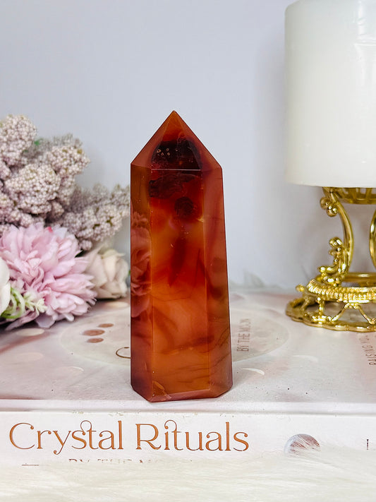 Carnelian Tower 9.5cm