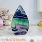 High Grade Fluorite Flame 9cm
