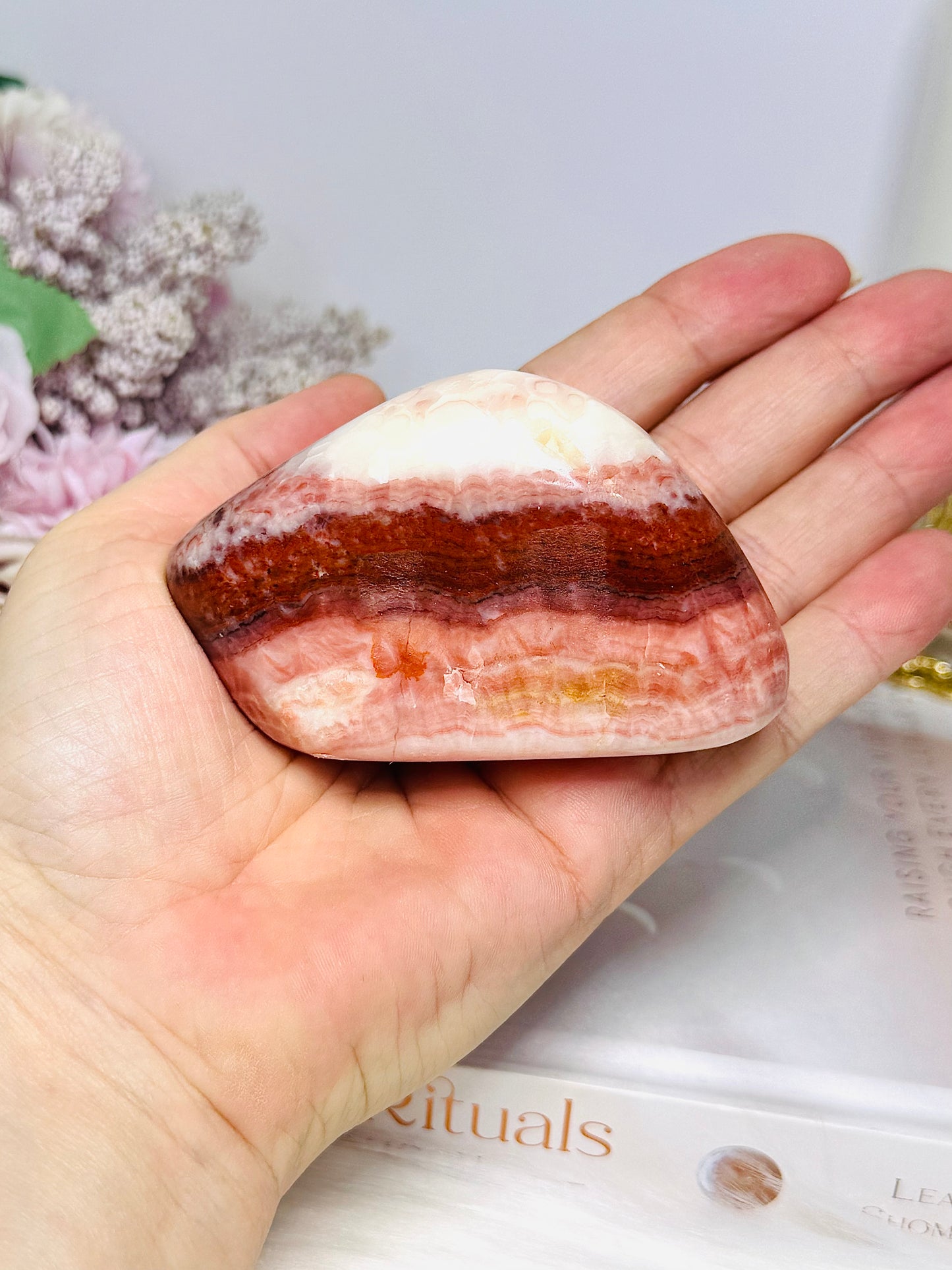 Pink Banded Calcite | Pork Stone Freeform 220g