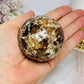 Chocolate Calcite Sphere on Stand 216g