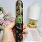 Money Agate Tower 16.5cm