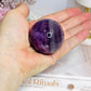 High Grade Purple Fluorite Sphere on Stand 171g