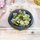 Agate Carved Bowl with Blue Calcite Chips 338g
