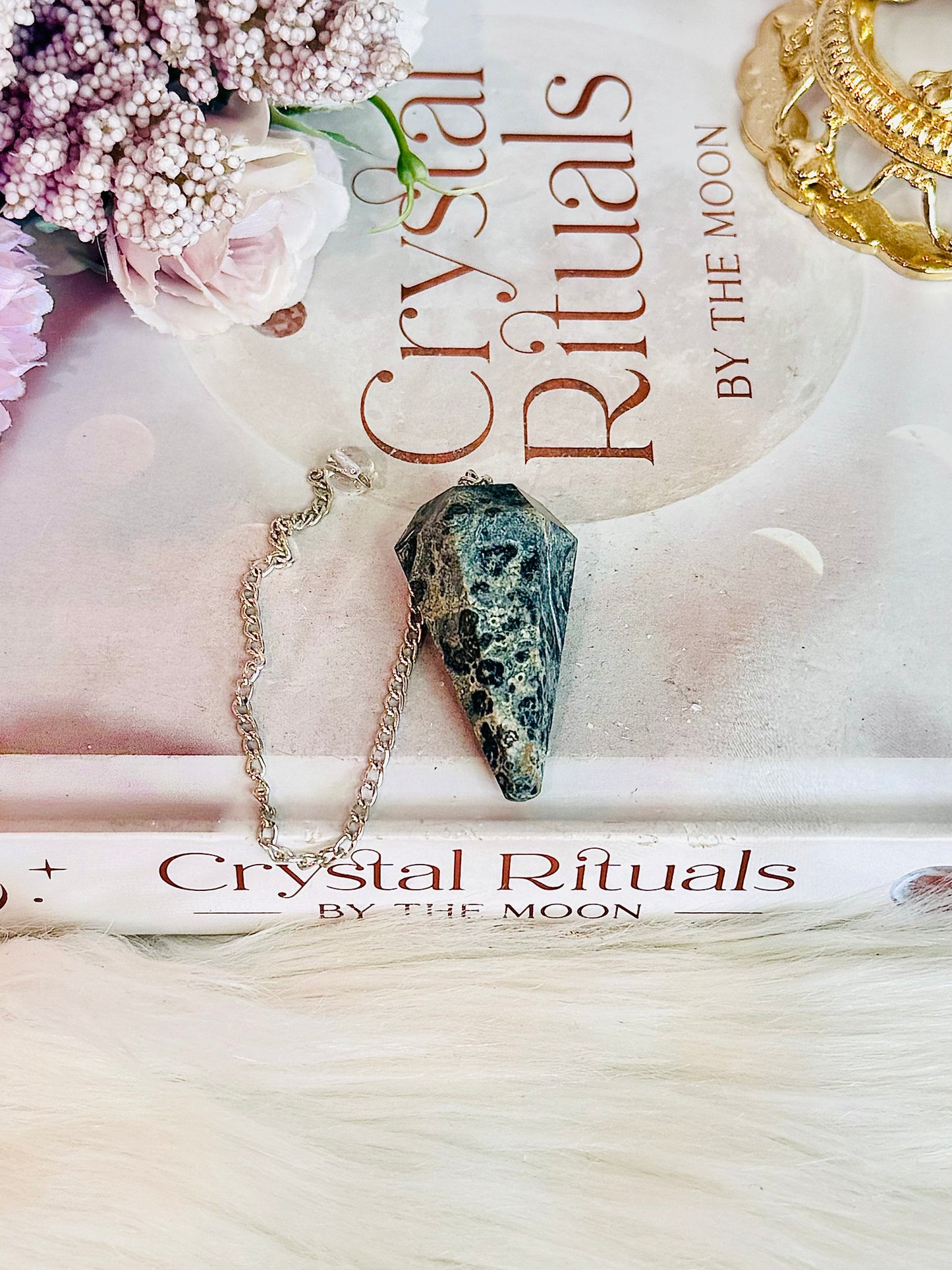 Kambaba Jasper Pendulum In Gift Bag