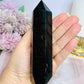 Large Green Goldstone Chunky Tower (synthetic) 13cm