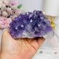 High Grade Amethyst Cluster Specimen 10.5cm On Stand