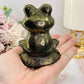 Large 9cm Pyrite Frog Carving 374grams