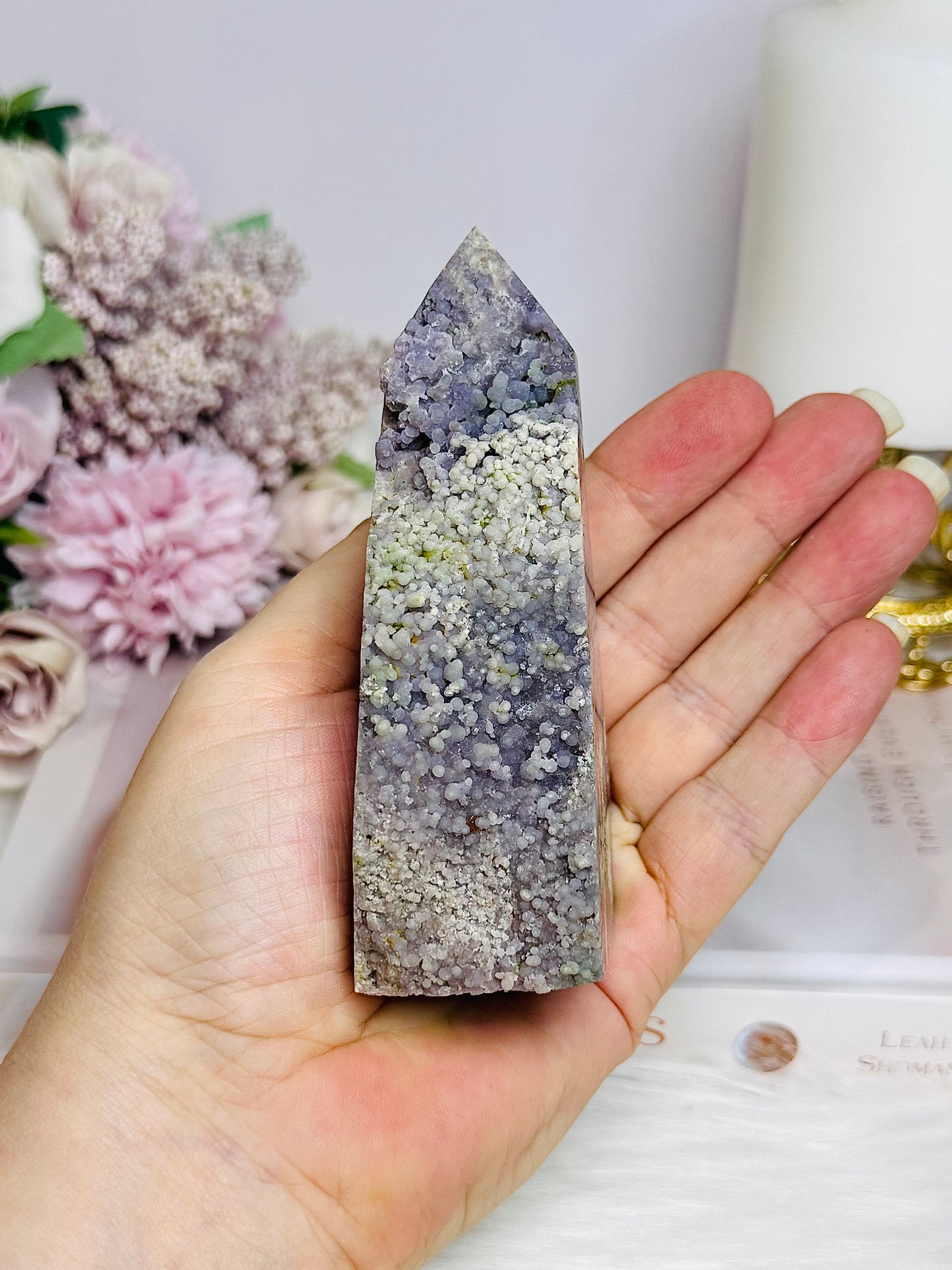 Grape Agate Tower | Freeform 10.5cm 208g