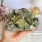 High Grade Incredible Huge 2.2KG 15cm Cubed Pyrite Specimen