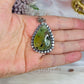 Gorgeous Large Prehnite Pendant In Gift Bag