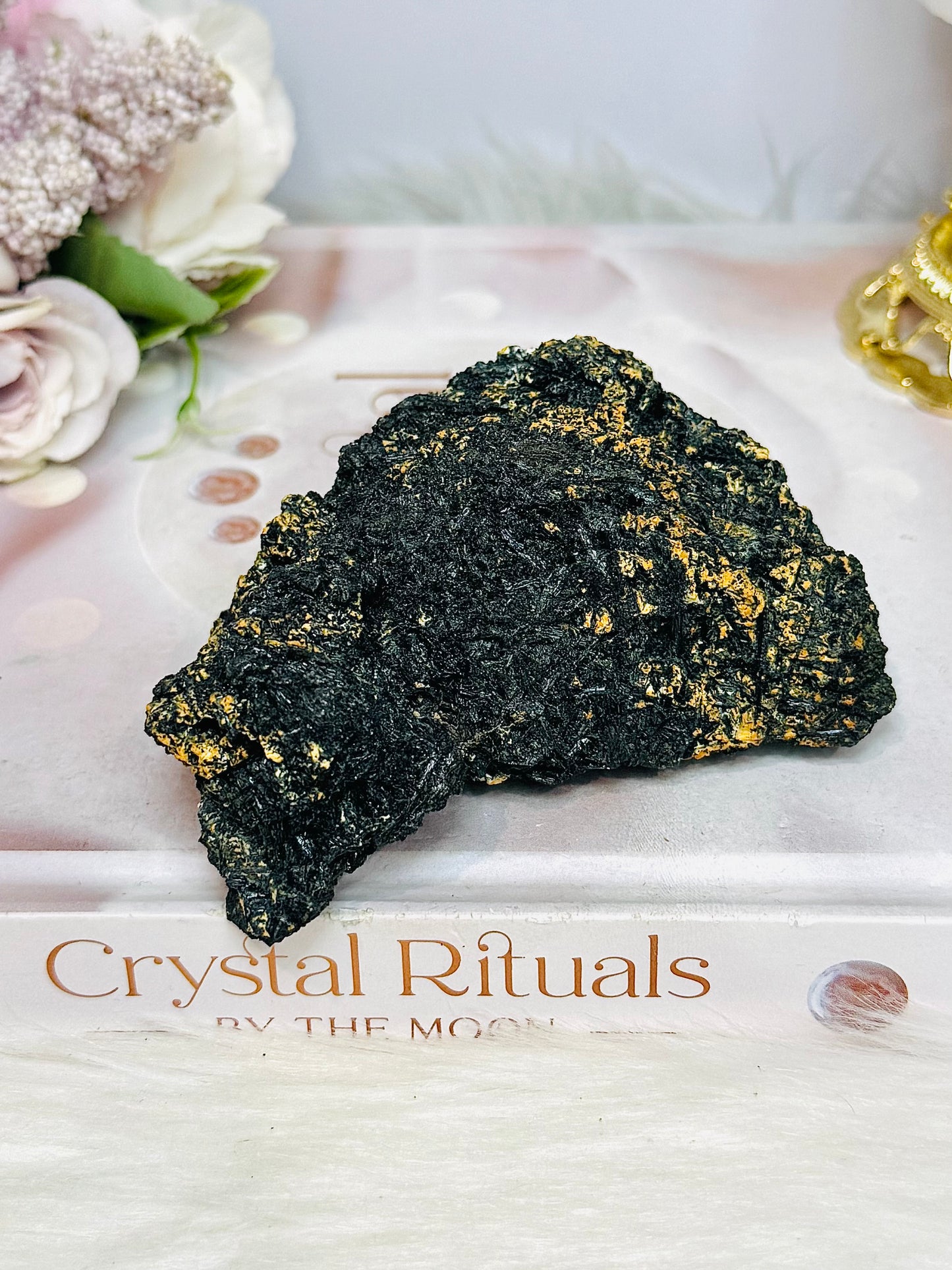 Natural Raw Black Tourmaline Specimen 267g