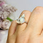 Natural Ethiopian Opal Sterling Silver Ring Size 8