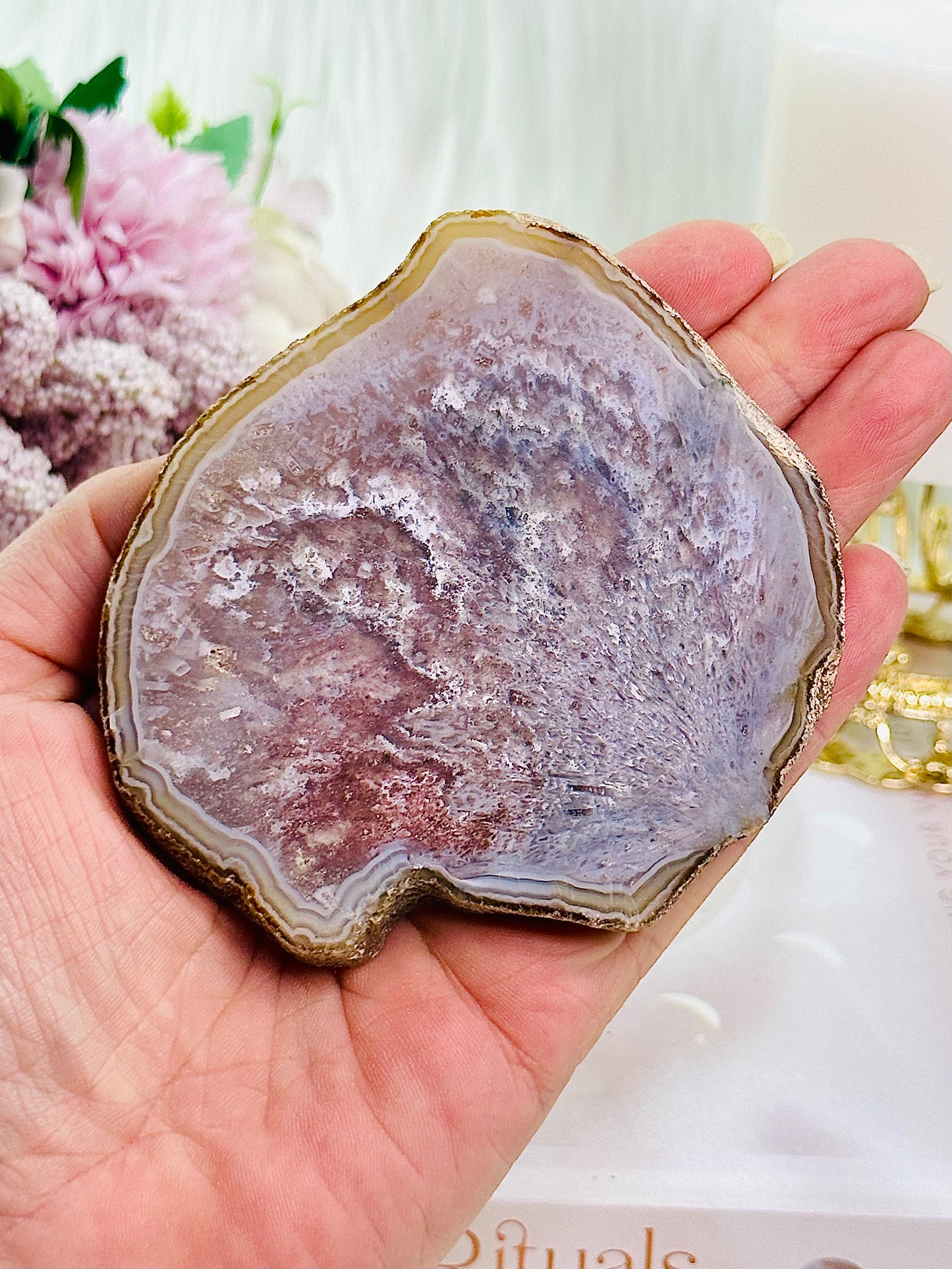 Absolutely Stunning Pink Amethyst Slab From Brazil